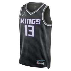 Camiseta Hombre NBA Sacramento Kings Keegan Murray 13 2022-23 Jordan Statement Edition Negro Swingman